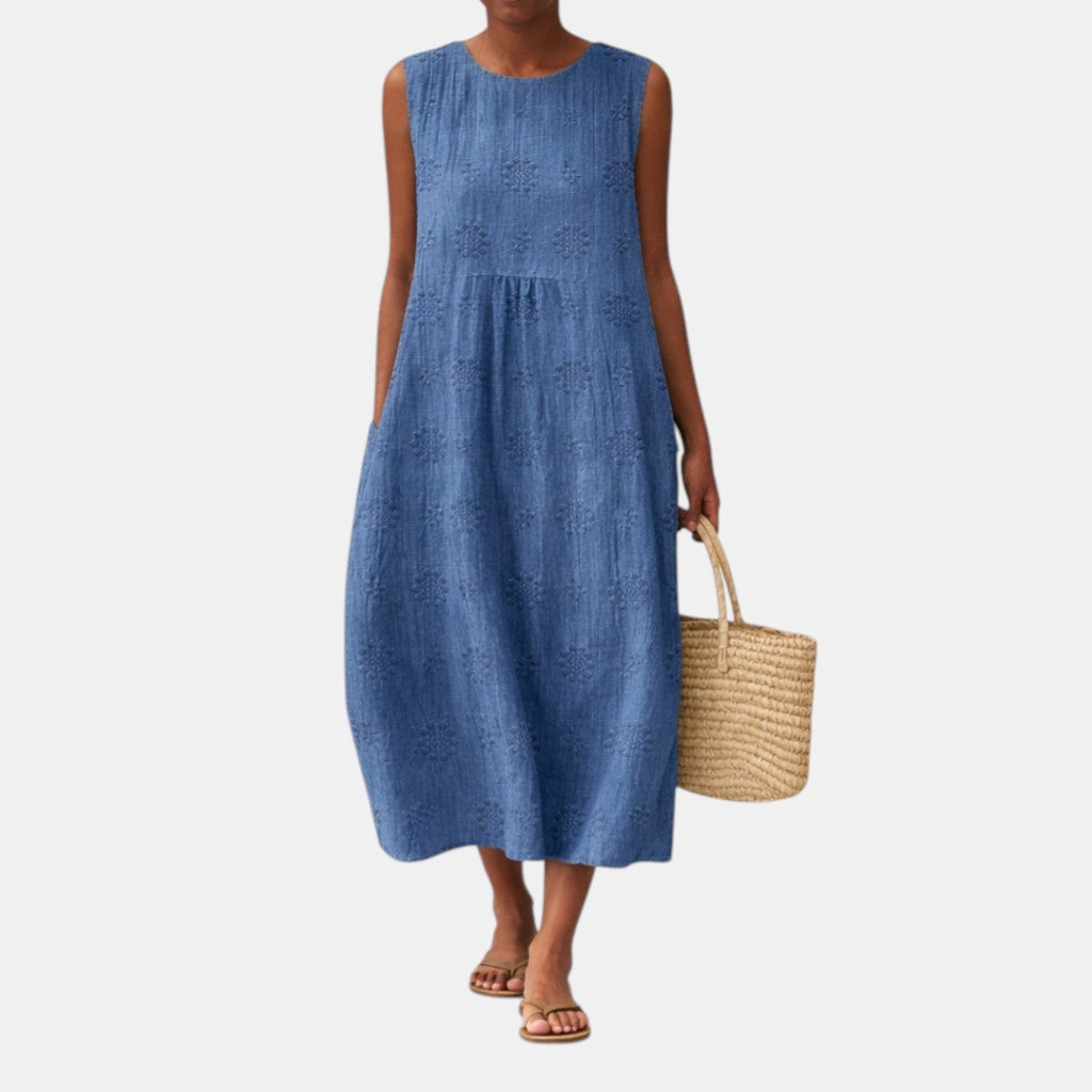 Trendé™ | Ida Sommerliches Midi-Kleid für jeden Tag