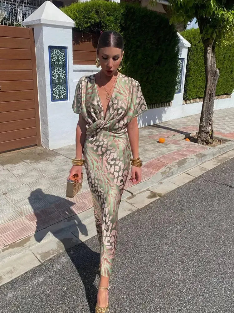 Trendé™ | Claire Midikleid in Kupferoptik