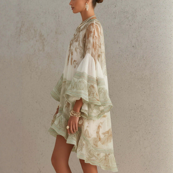 Ladina - Rüschenkleid