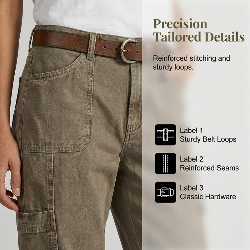 Trendé™ | Kaia Cargo-Capri-Hose mit praktischen Taschen