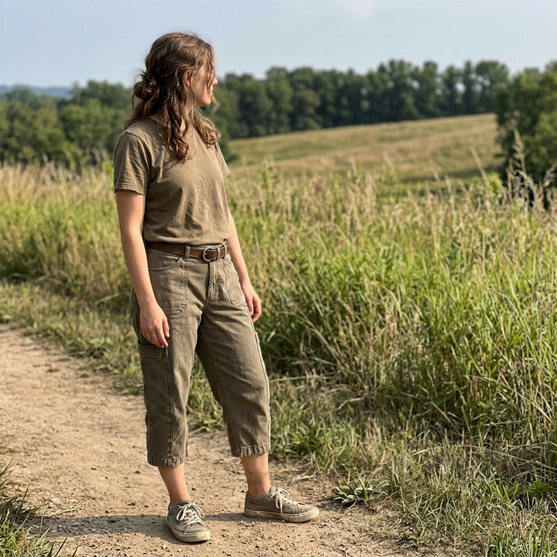 Trendé™ | Kaia Cargo-Capri-Hose mit praktischen Taschen