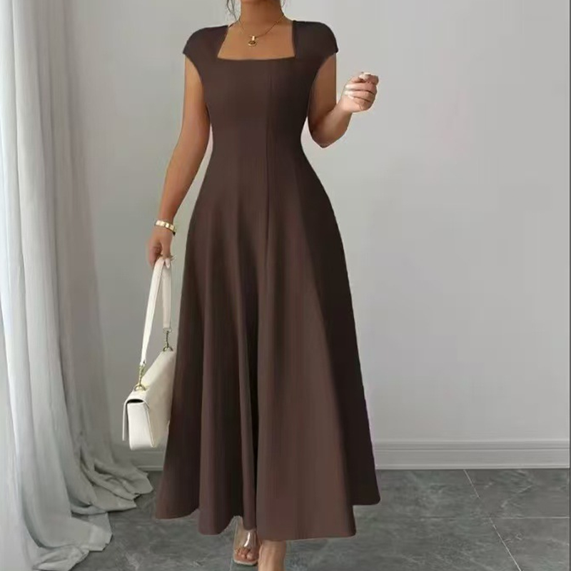 Trendé™ | Aurelia A-Linien-Maxikleid mit Karree-Ausschnitt