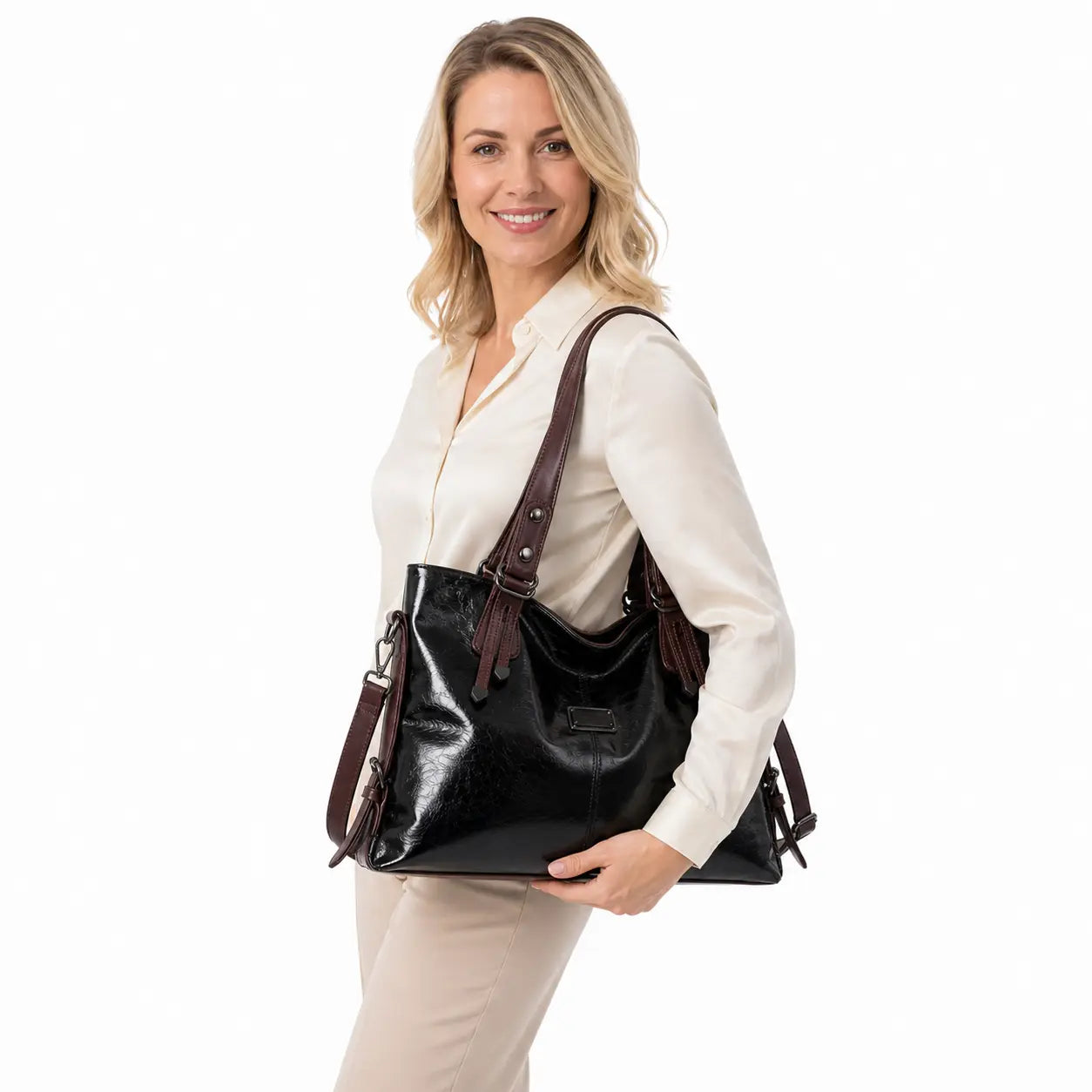 Trendé™ | Olivia Ledertasche mit zeitloser Eleganz