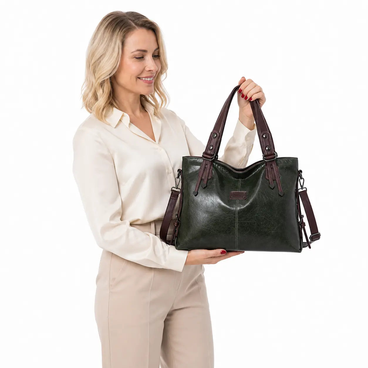 Trendé™ | Olivia Ledertasche mit zeitloser Eleganz
