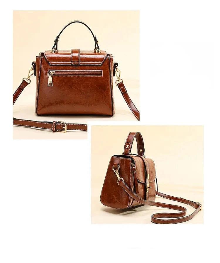 Trendé™ | Nina Ledertasche mit zeitloser Eleganz