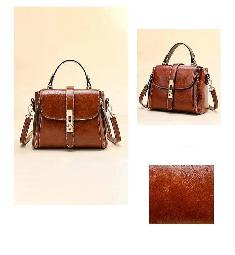 Trendé™ | Nina Ledertasche mit zeitloser Eleganz