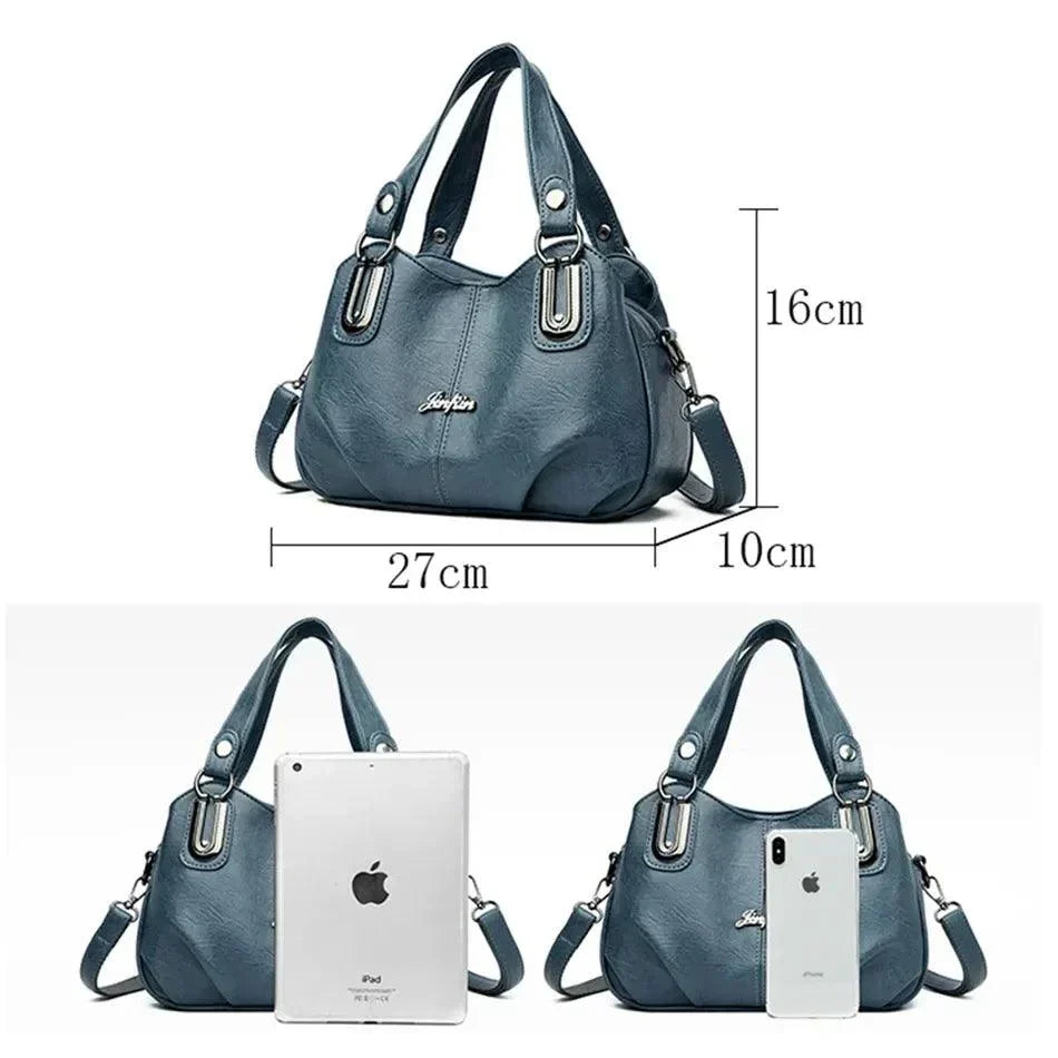 Trendé™ | Bianca Ledertasche mit zeitloser Eleganz