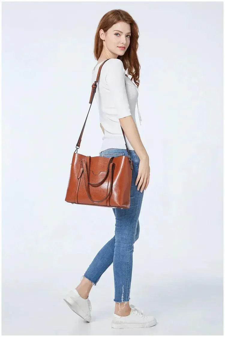 Trendé™ | Mother Ledertasche mit zeitloser Eleganz